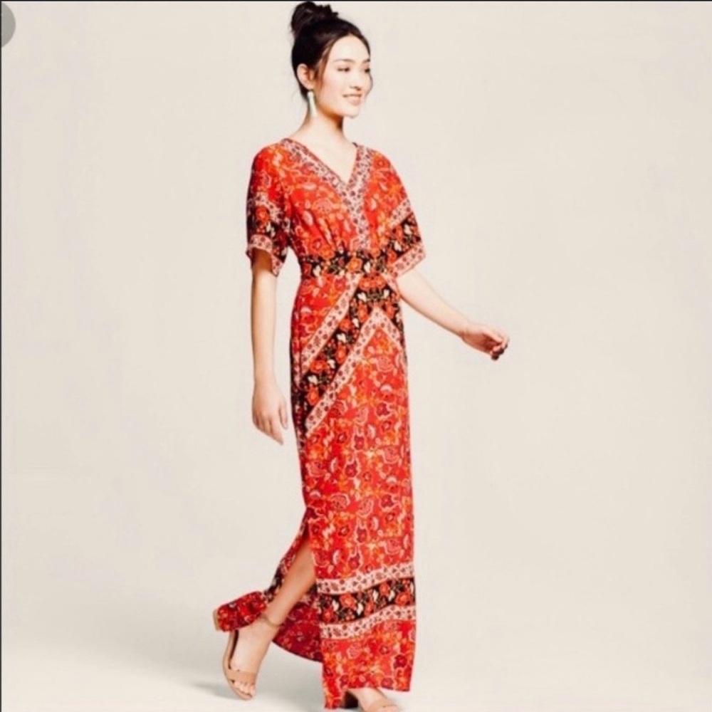 Exhilaration 60s Style Floral Dress